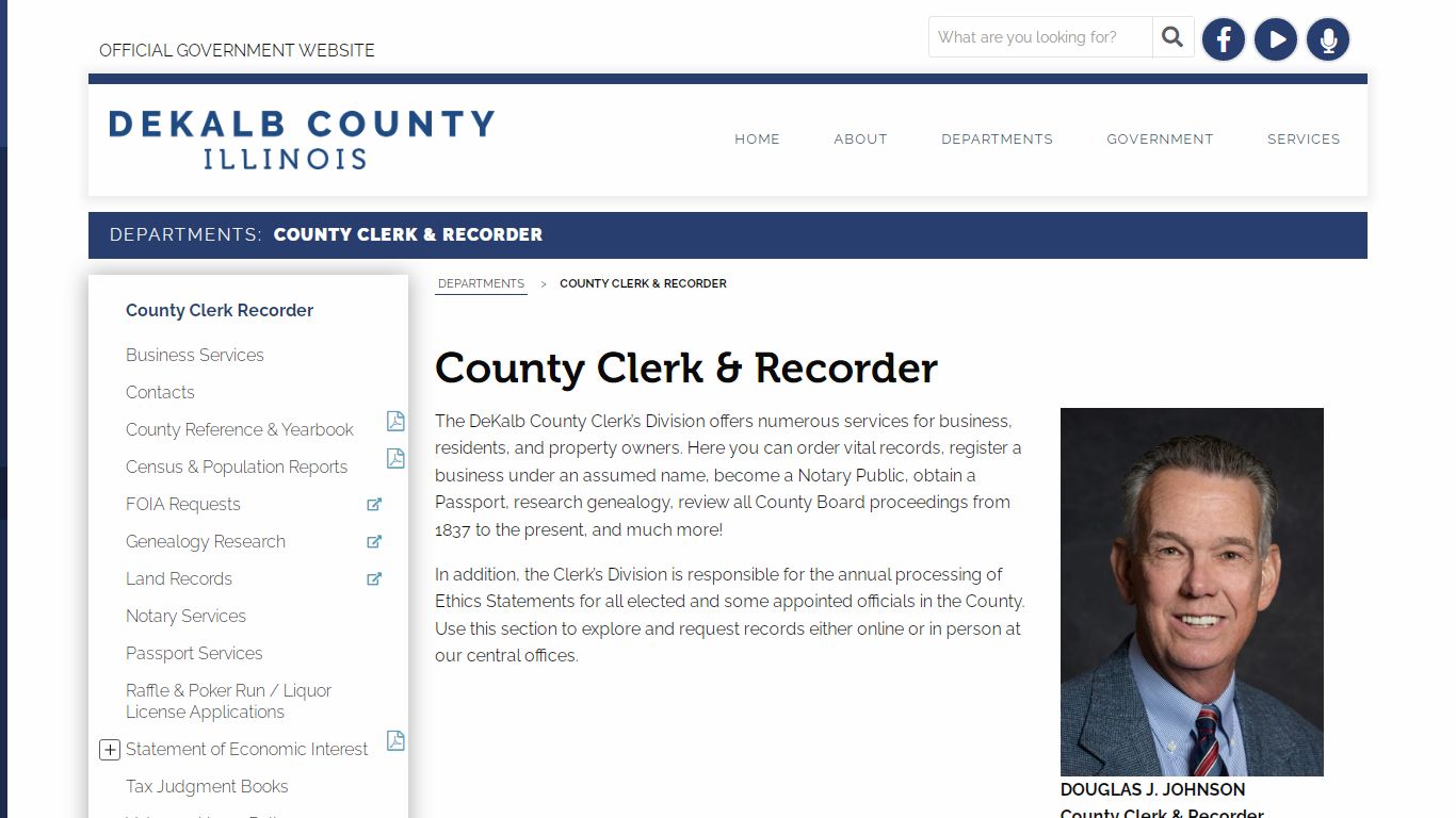 County Clerk & Recorder - DeKalb County, Illinois